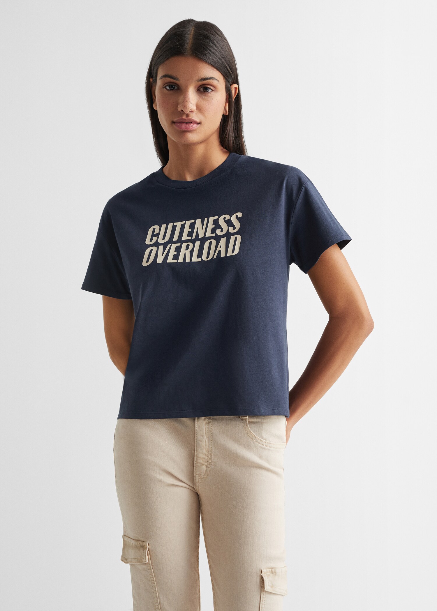 Printed message T-shirt