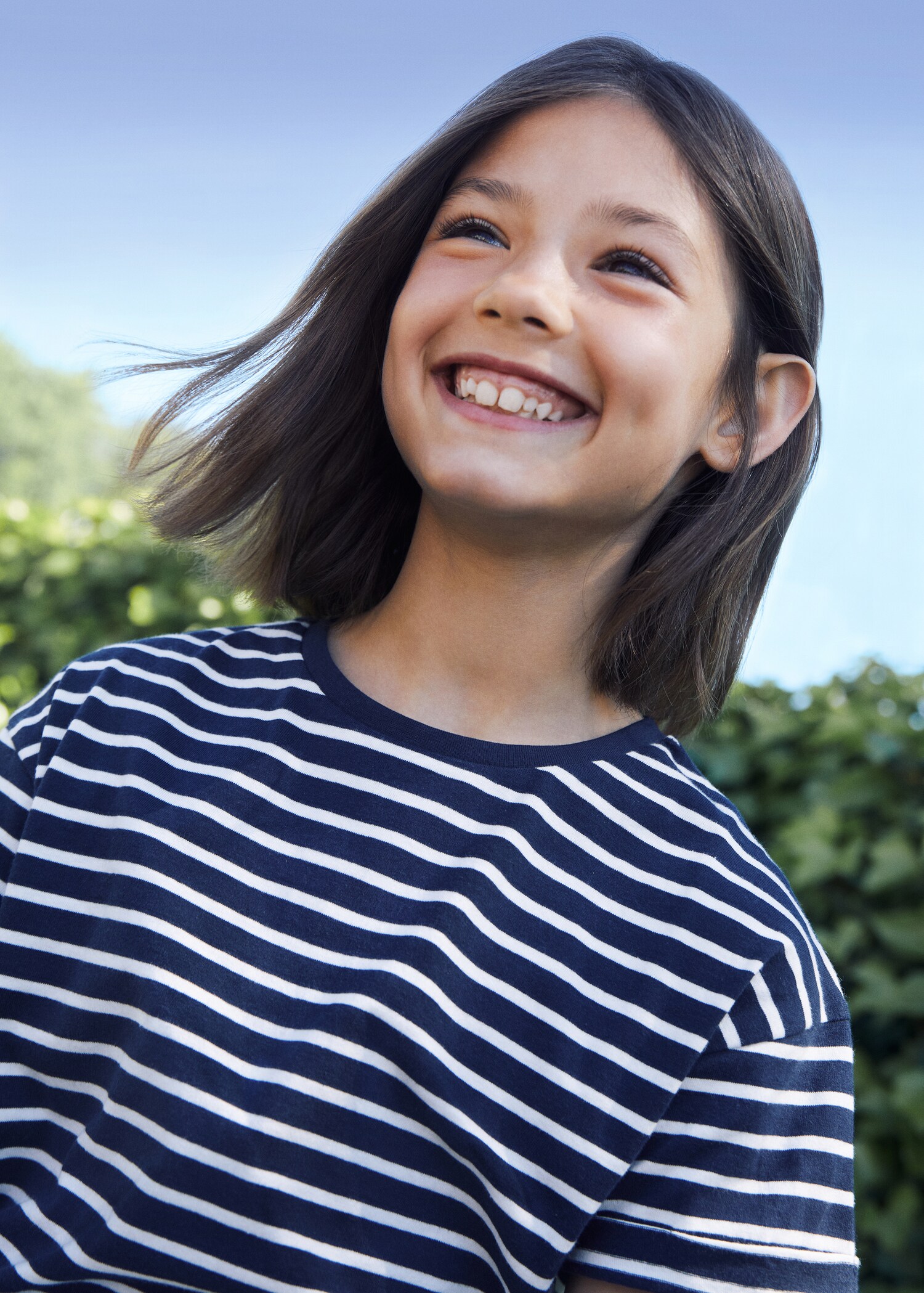 Striped cotton T-shirt