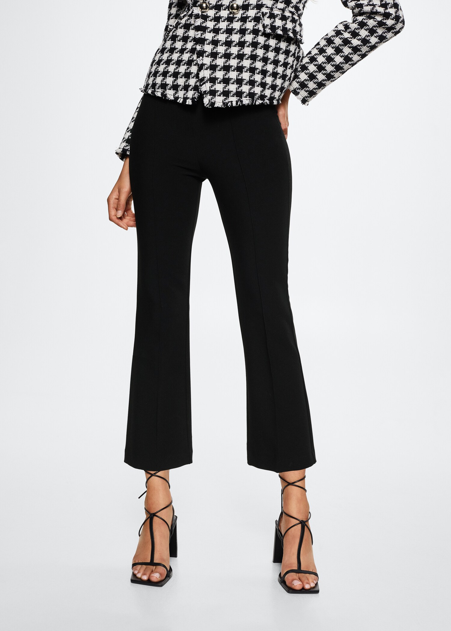 Flare crop pants