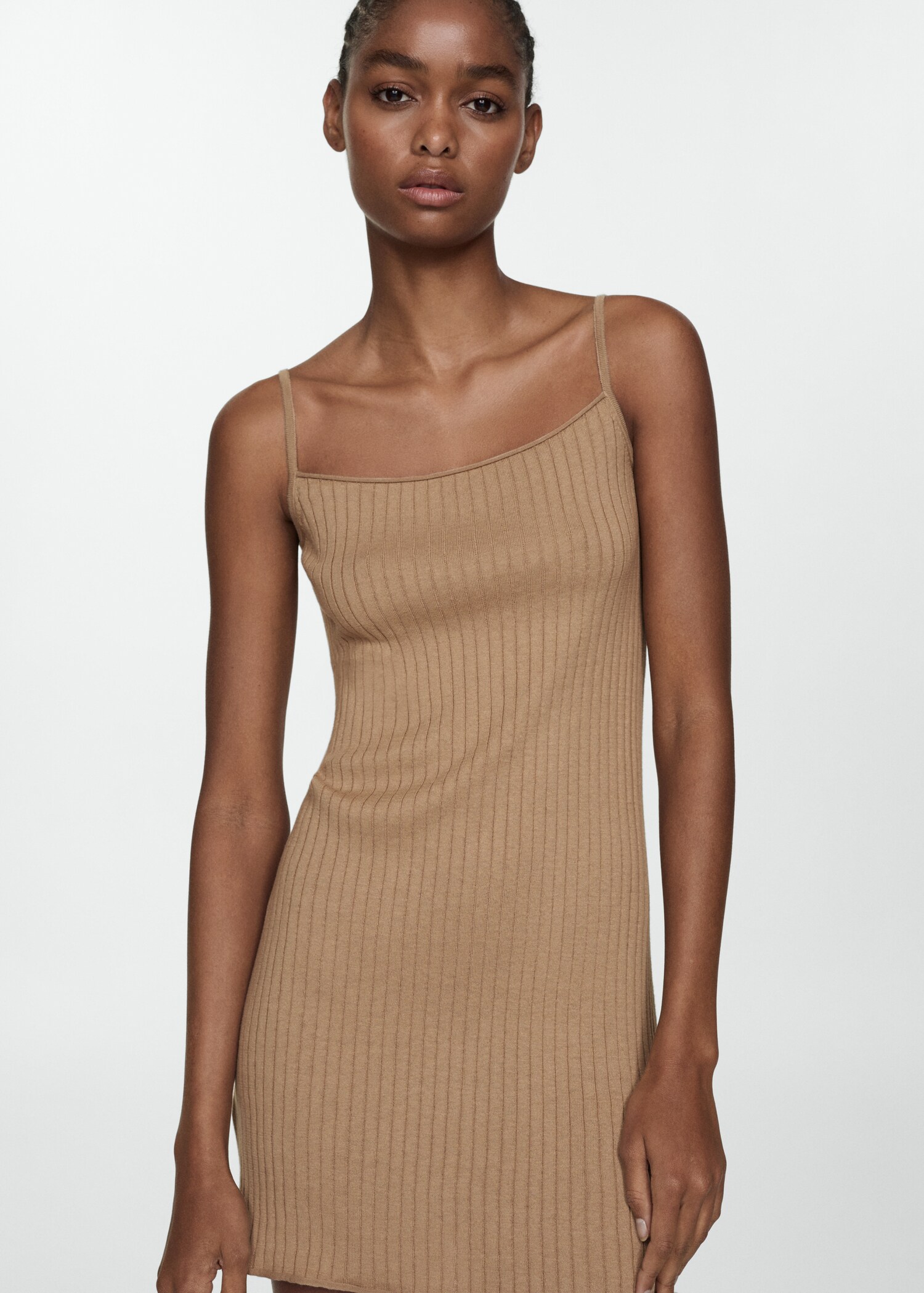 Ribbed knit dress