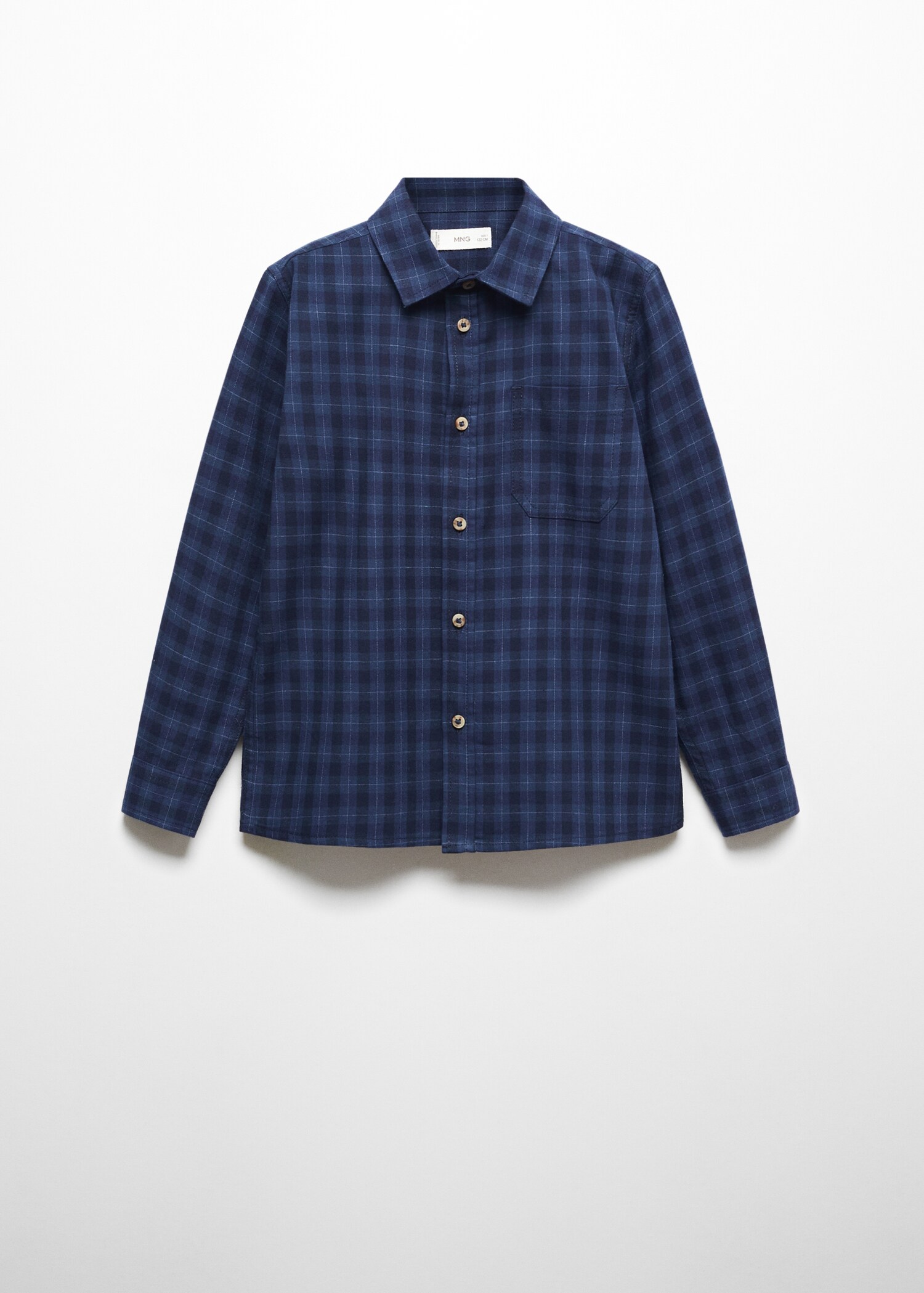 Check cotton dress shirt